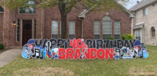 Happy Birthday Yard Sign Frisco